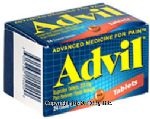 Advil  ibuprofen coated tablets, 200mg pain reliever/fever reducer Center Front Picture