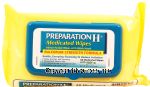 Preparation H  hemorrhoidal wipes with witch hazel, maximum strength, with aloe Center Front Picture