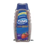 Tums Ultra 1000 antacid supplement, assorted berries, chewable tablets, maximum strength Center Front Picture