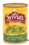 Sylvia's  collard greens, specially seasoned Center Front Picture