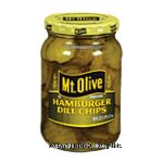 Mt. Olive Pickles Hamburger Dill Chips Center Front Picture