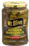 Mt. Olive Fresh Pack Kosher Baby Dills Center Front Picture