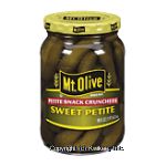 Mt. Olive Pickles Petite Snack Crunchers Sweet Petite Center Front Picture