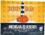 Sleepy Bear Michigan Coffee  michigan blueberry light roast coffee, 30 ct., box Center Front Picture