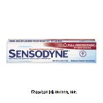 Sensodyne Toothpaste toothpaste for sensitive teeth and cavity prevention, full protection + whitening Center Front Picture