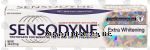 Sensodyne  maximum strength extra whitening toothpaste with flouride Center Front Picture