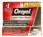 Orajel  severe toothache & gum relief plus, long-lasting cream, triple medicated Center Front Picture