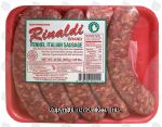 Rinaldi  fennel italian sausage, 5-count Center Front Picture