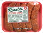 Rinaldi  hot italian sausage, 5-count Center Front Picture