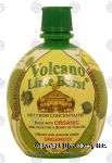 Volcano Lime Burst lime juice made with orgranic Center Front Picture