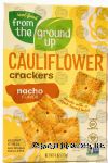 Real Food From the Ground Up  cauliflower crackers, nacho flavor, box Center Front Picture