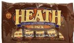 Hershey's  heath 1.4 oz milk chocolate english toffee candy bars Center Front Picture