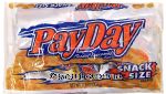 Pay Day  peanut caramel snack size candy bars Center Front Picture