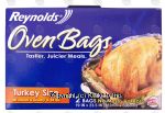 Reynolds Oven Bags turkey size, for meats & poultry 8-24 lbs, 19 in x 23.5 in Center Front Picture