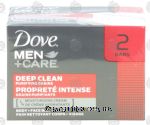 Dove Men + Care body + face bar, deep clean, 1/4 moisturizing cream Center Front Picture