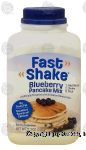 Fast Shake  blueberry pancake mix, just add water Center Front Picture