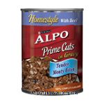 ALPO Wet Dog Food Prime Cuts In Gravy w/Beef Center Front Picture