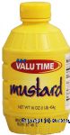 Valu Time  mustard Center Front Picture