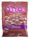 Brach's California Raisins sweet raisins covered in 100% milk chocolate Center Front Picture