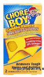 Chore Boy  golden fleece srubbing cloths, abrasive for tough scrubbing action Center Front Picture