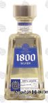 1800 Silver tequila reserva, 100% agave, 40% alc. by vol. Center Front Picture