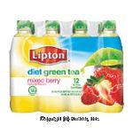 Lipton Iced Tea Diet Green Tea w/Mixed Berries 12 Pk Center Front Picture