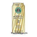 Starbucks double shot vanilla energy + coffee drink; guarana, ginseng & b vitamins Center Front Picture