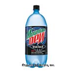 Mountain Dew Voltage dew charged with raspberry citrus flavor and ginseng soda pop Center Front Picture