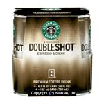 Starbucks Doubleshot espresso & cream premium coffee drink, 4 6.5-fluid ounce cans Center Front Picture