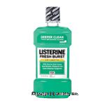 Listerine Mouthwash Fresh Burst Antiseptic Center Front Picture