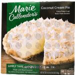 Marie Callender's  coconut cream pie, frozen box Center Front Picture