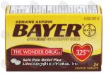 Bayer  aspirin, pain reliever/ fever reducer, coated tablets Center Front Picture