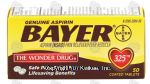 Bayer  aspirin, pain reliever/ fever reducer, coated tablets Center Front Picture