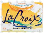 La Croix  apricot essenced sparkling water, 12-fl. oz. cans Center Front Picture