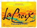 La Croix  tangerine essenced sparkling water, 12-fl. oz. cans Center Front Picture