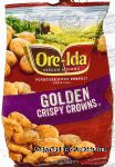 Ore-Ida Crispy Crowns! seasoned, shredded potatoes Center Front Picture