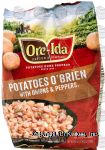 Ore-Ida Potatoes O'Brien w/onions & peppers Center Front Picture