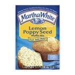 Martha White Muffin Mix Lemon Poppy Seed Center Front Picture