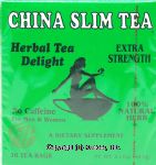 China Slim Tea  extra strength herbal tea delight, no caffeine, 36 tea bags Center Front Picture