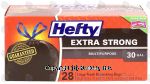 Hefty  multipurpose large trash drawstring bags, 30 gal Center Front Picture