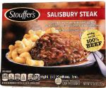 Stouffer's Classics salisbury steak topped with onions & gravy with macaroni & cheese Center Front Picture