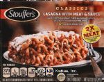 Stouffer's Classics lasagna with meat sauce Center Front Picture