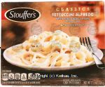 Stouffer's Classics fettuccini alfredo; freshly made pasta in a creamy alfredo sauce Center Front Picture