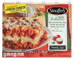 Stouffer's Family Size lasagna italiano w/ seasoned meat sauce, tomato sauce and real low fat ricotta Center Front Picture