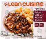 Stouffer's Lean Cuisine comfort; salisbury steak with macaroni & cheese Center Front Picture