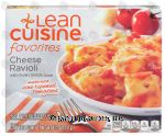 Stouffer's Lean Cuisine favorites; cheese ravioli with chunky tomato sauce Center Front Picture