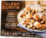 Stouffer's Lean Cuisine comfort; baked chicken with savory stuffing & creamy red skin mashed potatoes Center Front Picture