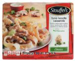 Stouffer's Classics tuna noodle casserole; freshly made egg noodles, tune, mushrooms, celery & peas in a creamy sauce Center Front Picture