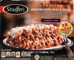 Stouffer's  lasagna w/ meat sauce Center Front Picture