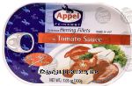 Appel Feinkost delicious herring fillets in tomato sauce ready to eat Center Front Picture